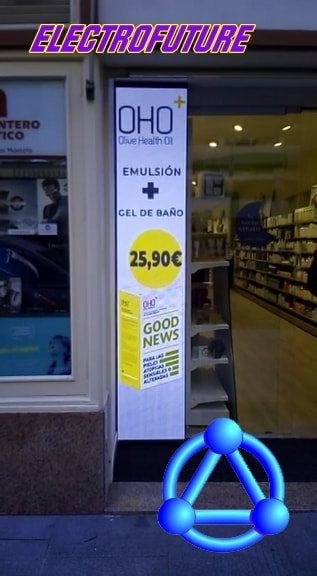 pantalla farmacia publicitaria